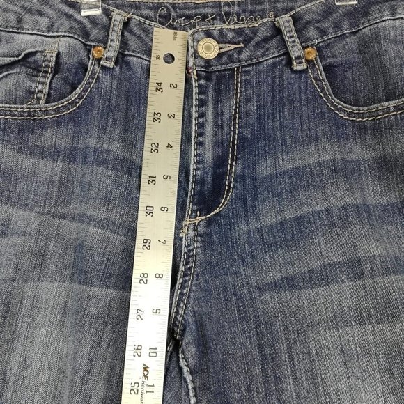 Chip & Pepper Womens Jeans Boot Cut Stella Blue Denim Medium Wash  Mid Rise 32 - Picture 6 of 12